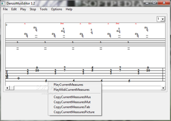 Denzo Music Editor screenshot