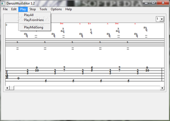 Denzo Music Editor screenshot 3