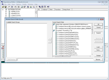 Dependency Walker screenshot 2
