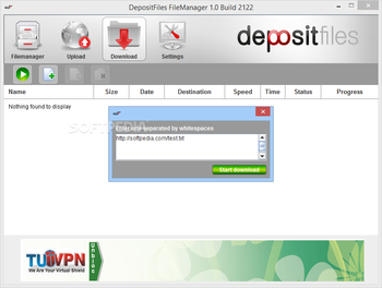 DepositFiles FileManager screenshot 5