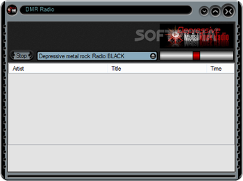 Depressive metal rock Radio Desktop Player screenshot