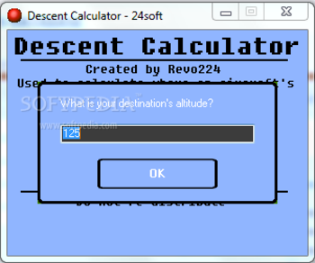 Descent Calculator screenshot 2