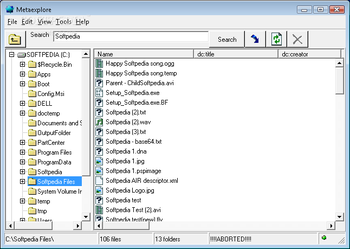 Description explorer screenshot