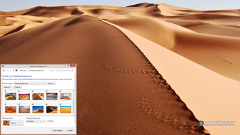 Desert Dunes Windows 7 Theme screenshot