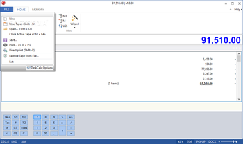 DeskCalc screenshot 2