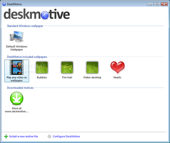 DeskMotive screenshot