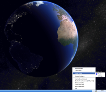 DeskoverX screenshot