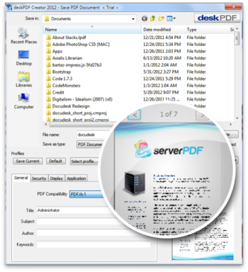 DeskPDF Creator screenshot 5
