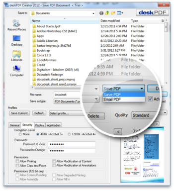 DeskPDF Professional TS screenshot 3