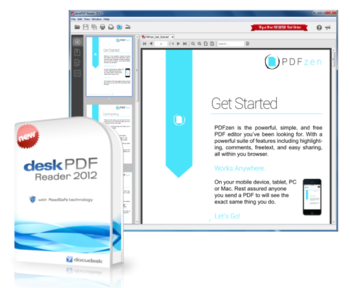 DeskPDF Reader screenshot