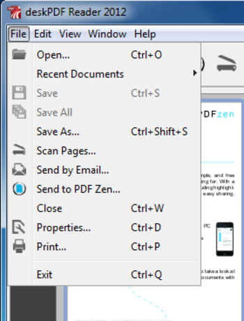 DeskPDF Reader screenshot 3