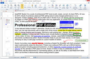 deskPDF Studio X screenshot