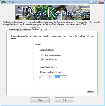 DeskReplacer screenshot 2