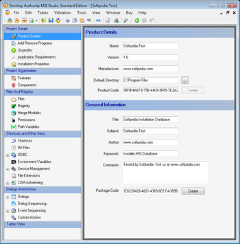Desktop Authority MSI Studio screenshot