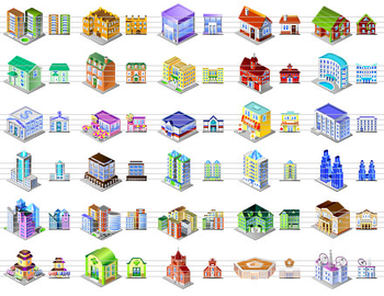 Desktop Building Icons screenshot