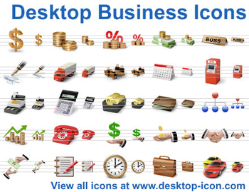 Desktop Business Icons screenshot 2