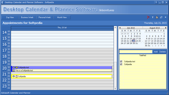 Desktop Calendar and Planner Software screenshot 2