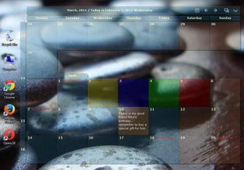 Desktop Calendar screenshot