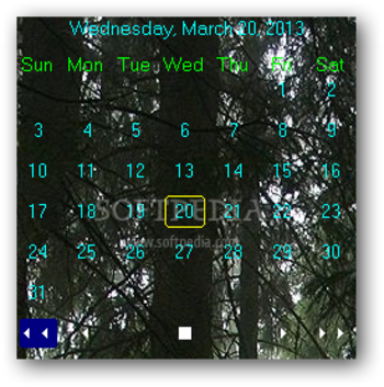 Desktop Calendar screenshot