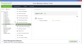 Desktop Central Free Windows Admin Tools screenshot 10