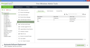 Desktop Central Free Windows Admin Tools screenshot 12