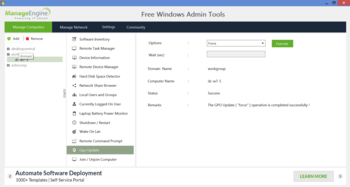 Desktop Central Free Windows Admin Tools screenshot 3