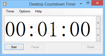 Desktop Countdown Timer screenshot