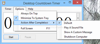 Desktop Countdown Timer screenshot 3