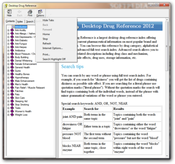 Desktop Drug Reference screenshot