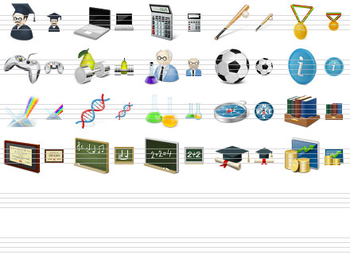 Desktop Education Icons screenshot