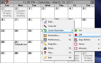 Desktop Events Planner screenshot