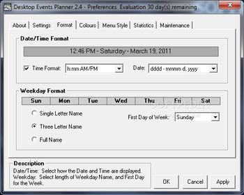 Desktop Events Planner screenshot 5