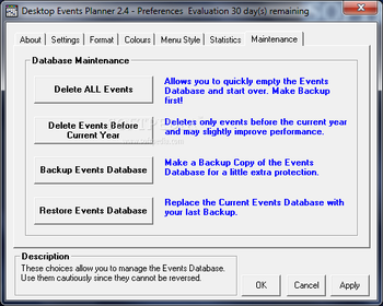 Desktop Events Planner screenshot 8
