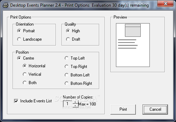 Desktop Events Planner screenshot 9