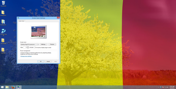 Desktop Flag 3D Screensaver screenshot 2
