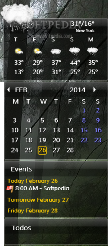 Desktop iCalendar screenshot 2