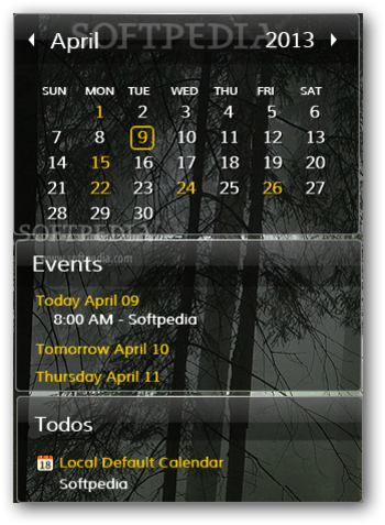 Desktop iCalendar Lite screenshot