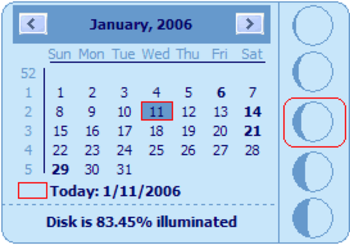 Desktop Lunar Calendar screenshot 3
