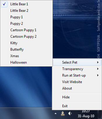 Desktop Pet Clock screenshot 2