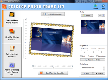 Desktop Photo Frame Set screenshot