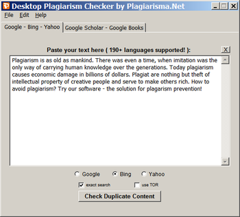 Desktop Plagiarism Checker screenshot