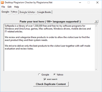 Desktop Plagiarism Checker screenshot