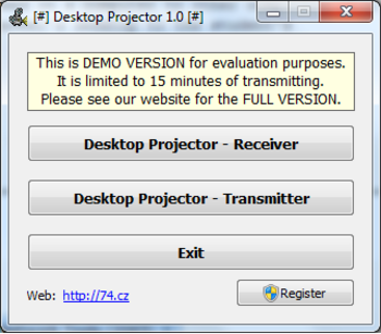 Desktop Projector screenshot