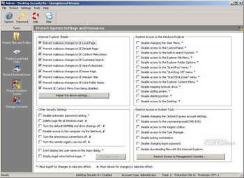 Desktop Security Rx screenshot