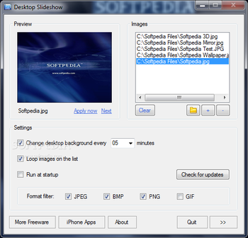 Desktop Slideshow screenshot