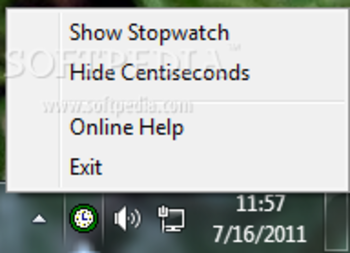 Desktop Stopwatch screenshot
