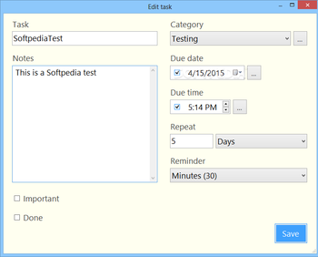 Desktop Task List screenshot 2