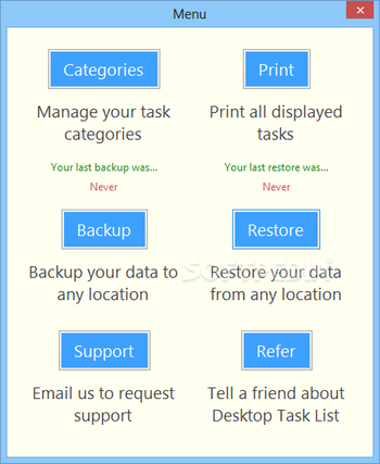 Desktop Task List screenshot 5