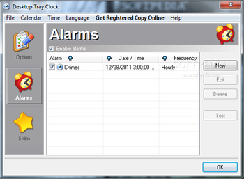 Desktop Tray Clock screenshot 4