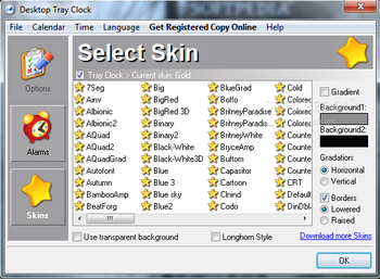Desktop Tray Clock screenshot 5